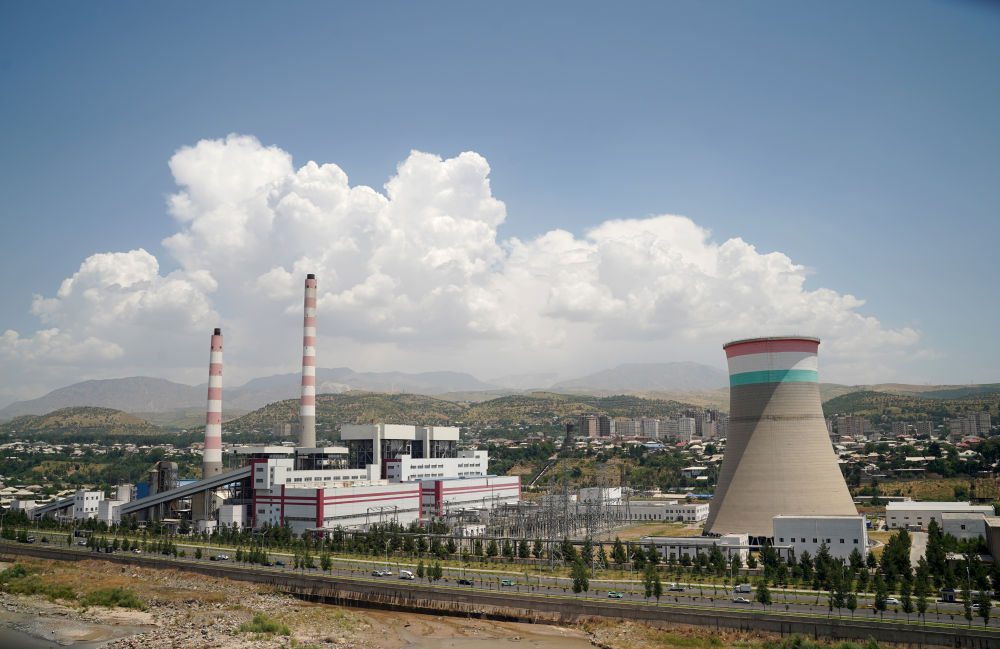 杜尚別2號熱電廠(chǎng)（2024年6月22日攝）。