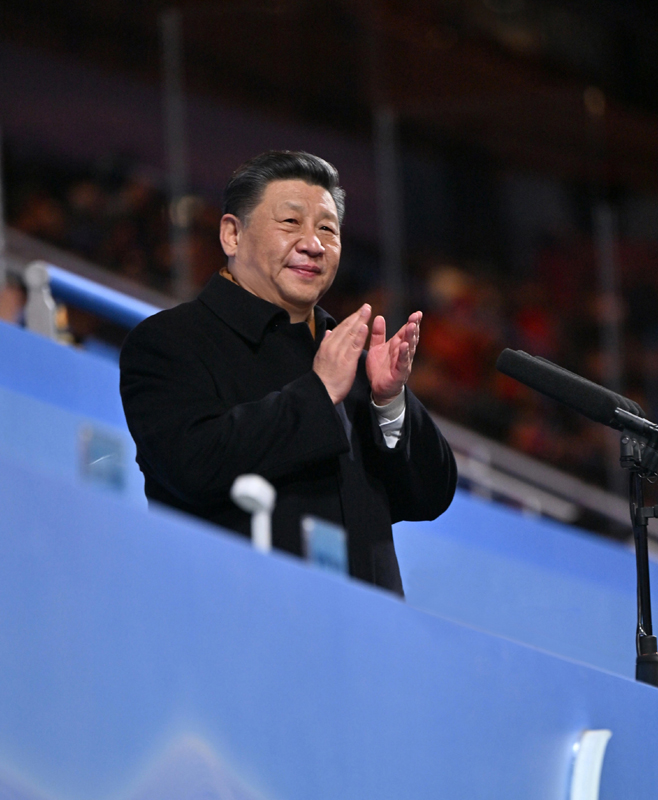 2022年3月4日晚，北京2022年冬殘奧會(huì )開(kāi)幕式在國家體育場(chǎng)隆重舉行。習近平主席出席開(kāi)幕式并宣布北京2022年冬殘奧會(huì )開(kāi)幕。